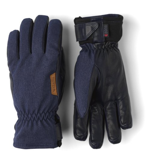Immagine prodotto da Hestra Guanti da Sci a 5 Dita Donna - CZone Primaloft Inverno - navy