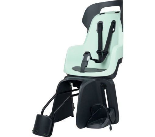 Photo produit de Bobike Siège Enfant Vélo avec Position Couchée - GO 1P - Montage sur Cadre - Marshmallow Mint