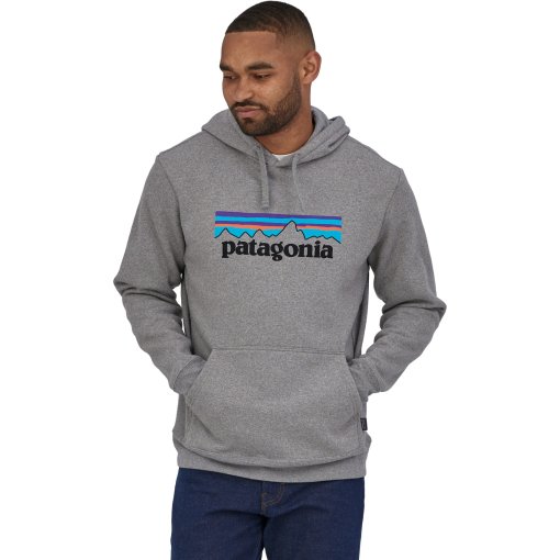 Produktbild von Patagonia P-6 Logo Uprisal Kapuzenpullover Unisex - Gravel Heather