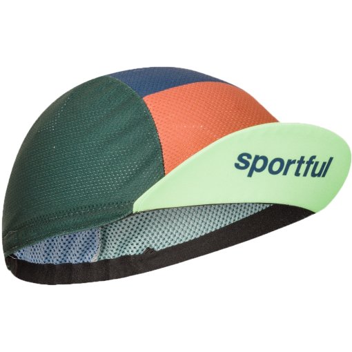 Photo produit de Sportful Casquette Cyclisme Classic - 315 Oblivion Green Blue Red Green