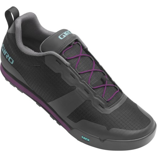 Foto de Giro Zapatillas Mujer - Tracker Fastlace Flatpedal - black/throwback purple