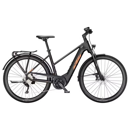 Produktbild von KTM MACINA SPORT CX750 LTD64 - Damen E-Bike Trekking - 2024 - black matt (orange+white)