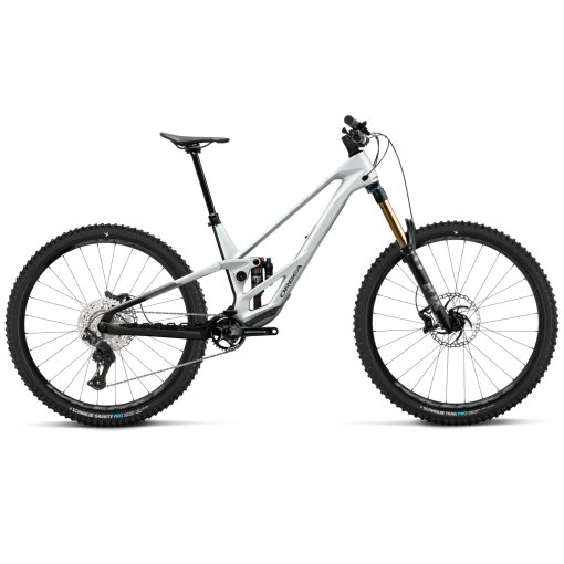 Picture of Orbea RALLON E10 - Carbon Mountain Bike - 2027 - White Chic - Diamond Black (gloss)