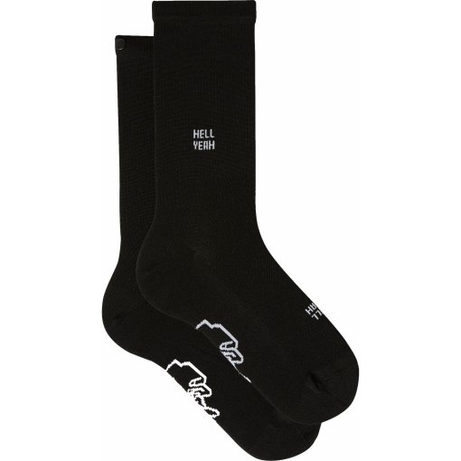Produktbild von FINGERSCROSSED Classic Iconic Fahrradsocken - Hell Yeah - Schwarz