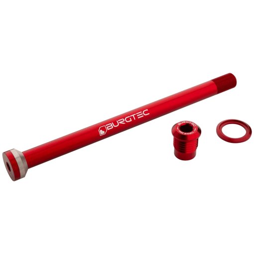 Produktbild von Burgtec Steckachse - hinten | 12x148mm Boost | 175mm | für Propain - race red