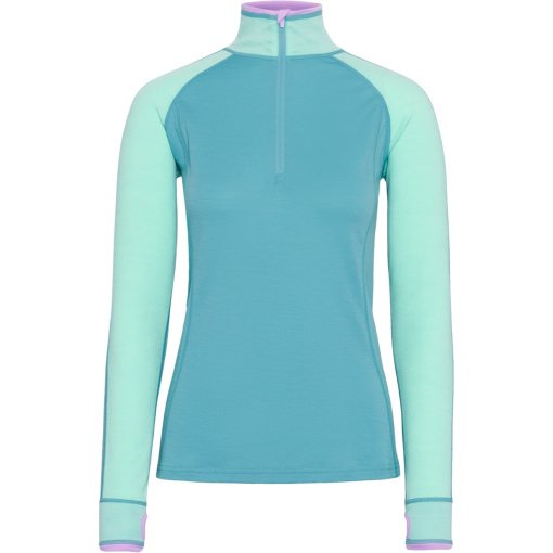 Produktbild von Kari Traa Mila Half Zip Unterhemd Damen - lagon