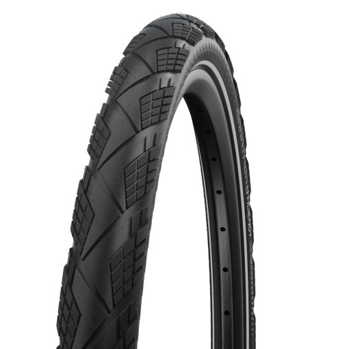 Immagine prodotto da Schwalbe Pneumatico Pieghevole - Marathon Efficiency - Evolution | Addix Race | Super Race | V-Guard - ECE-R75 - 28x1.70&quot; | Black Reflex