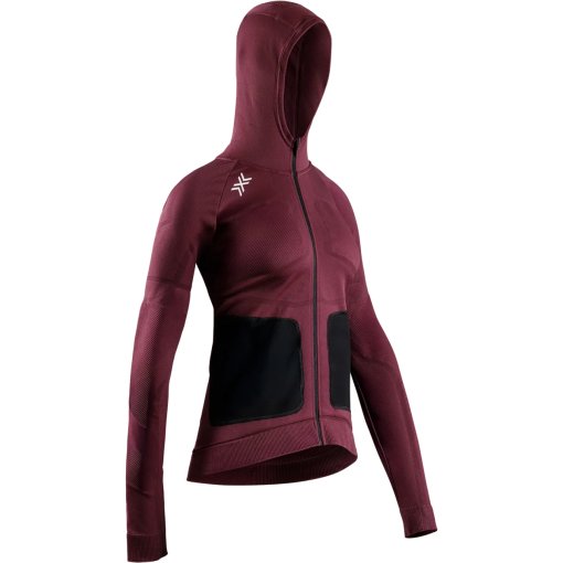 Picture of X-Bionic X-Ential Hooded Jacket Women - oxide red