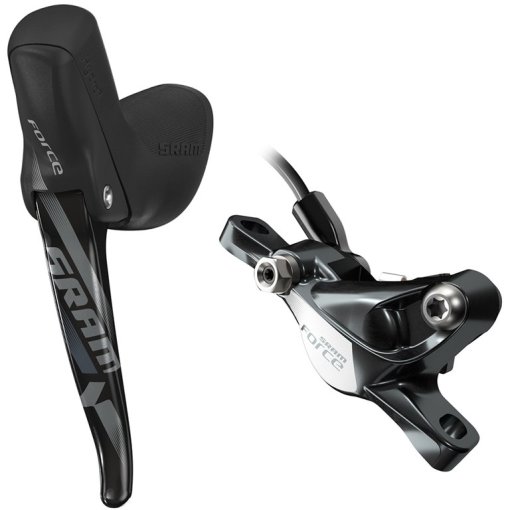 Immagine prodotto da SRAM Force 1 / CX1 Hydraulic Brake Lever + Hydraulic Disc Brake - Postmount - Moto left | rear - nero