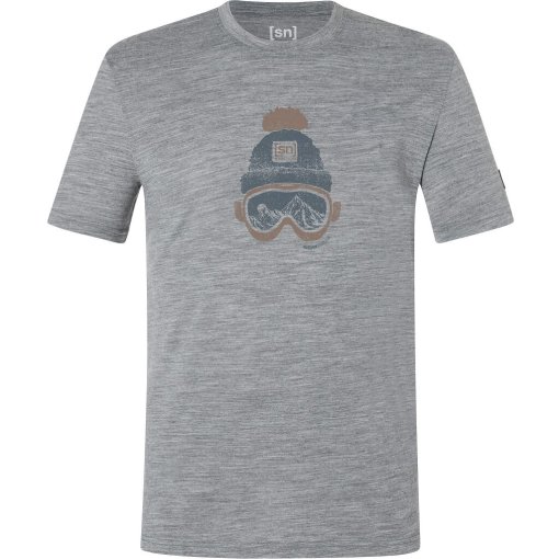 Image of SUPER.NATURAL Gogeanie Tee Men - Cashmere Grey Melange/Various