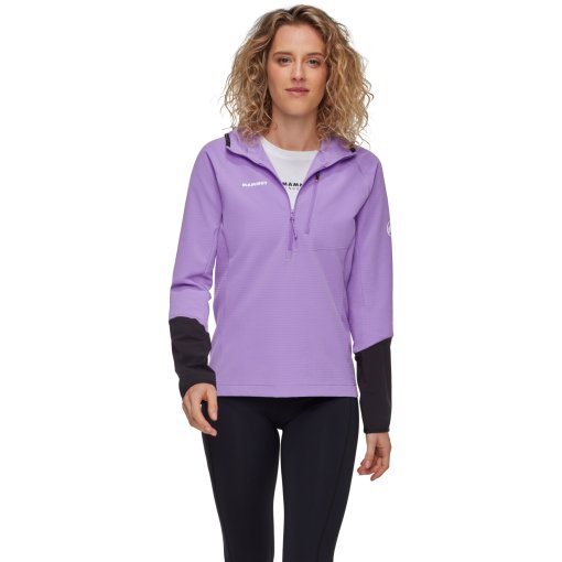 Foto de Mammut Sudadera con Capucha Mujer - Madris Light Half Zip - lavandin-negro