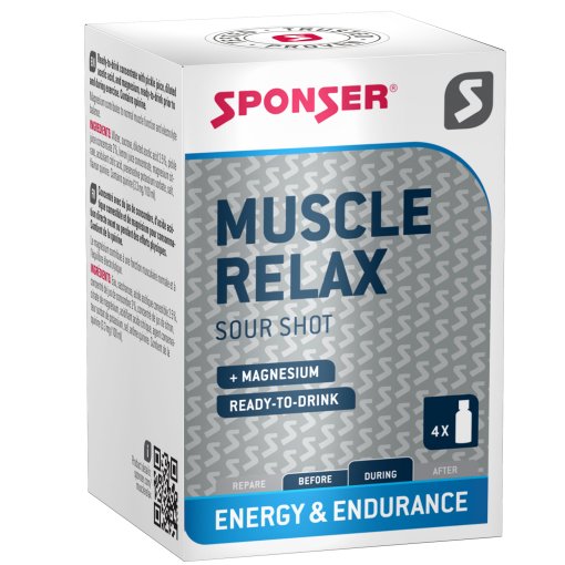 Foto de SPONSER Suplemento - Muscle Relax Sour Shot - 4x30ml