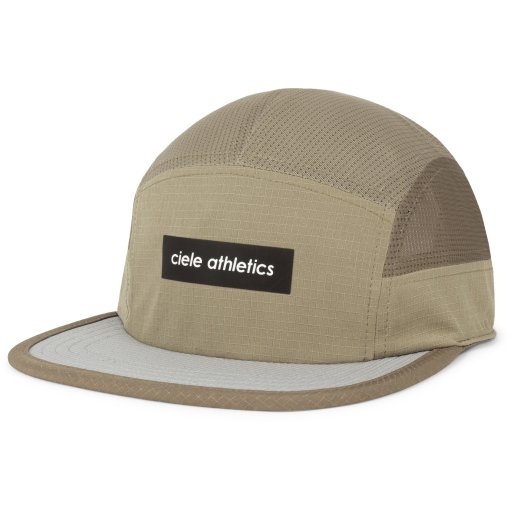 Productfoto van Ciele Athletics GoCap Field Iconic Bar hardloopmuts - canvas/cub