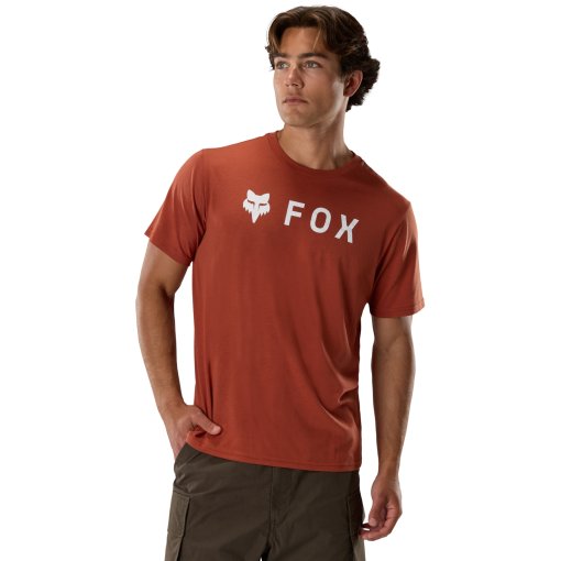 Foto de FOX Absolute Original Dri-Release Camiseta de manga corta para hombres - amber scarlet