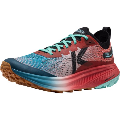 Productfoto van KEEN Seek Trailrunningschoenen Heren - Grenadine/Ocean Depths