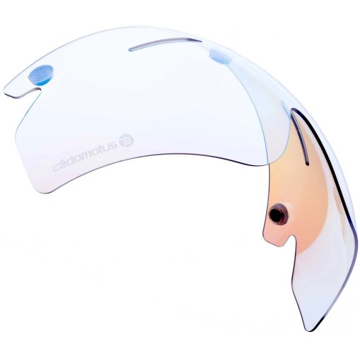 Produktbild von Cadomotus SKY 2.0-Visier für Omega- und Sigma-II Aero-Helme - SKY Arctic | clear lens + ice blue REVO®