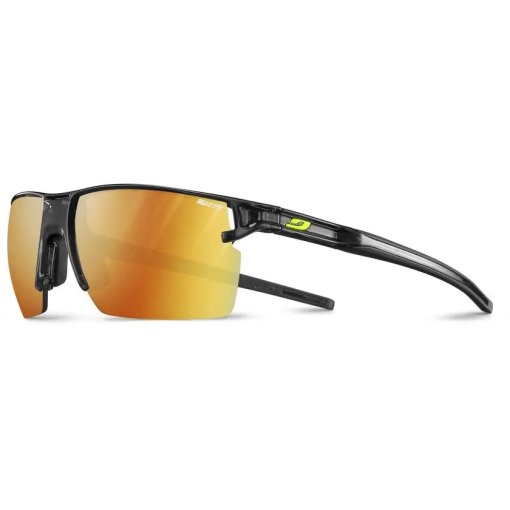 Zdjęcie: Julbo Outline Sunglasses - Black/Yellow - Multilayer Red Reactive 1-3 Light Amplifier