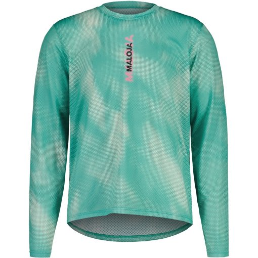 Foto de Maloja AmerlingM. Gravel Camiseta de manga larga para hombre - polar light papermountains 1277