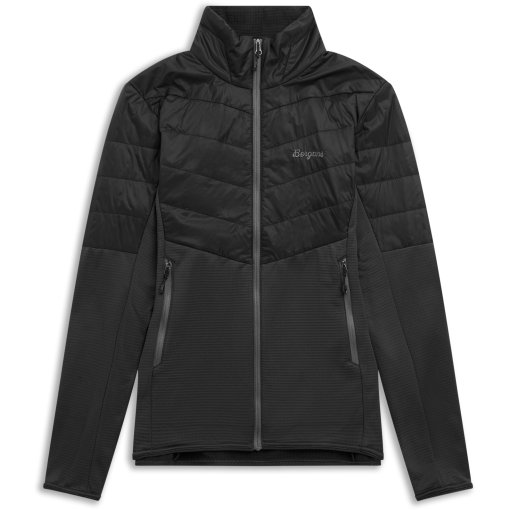 Productfoto van Bergans Rabot Hybrid Midlayer Damesjas - dark shadow grey/black