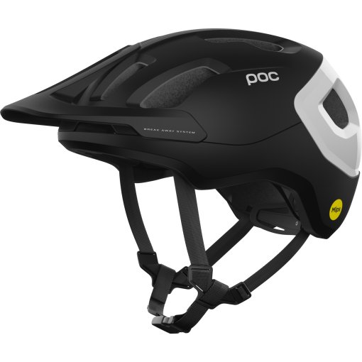 Foto de POC Casco - Axion Race MIPS - 8420 uranium black matt/hydrogen white