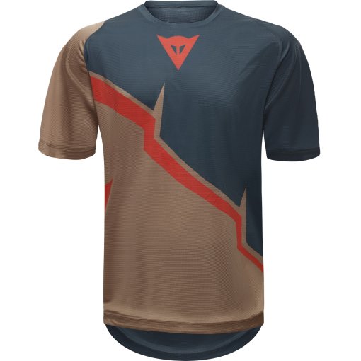 Foto de Dainese Maillot de Manga Corta Hombre - HgAER - marrón/azul/rojo