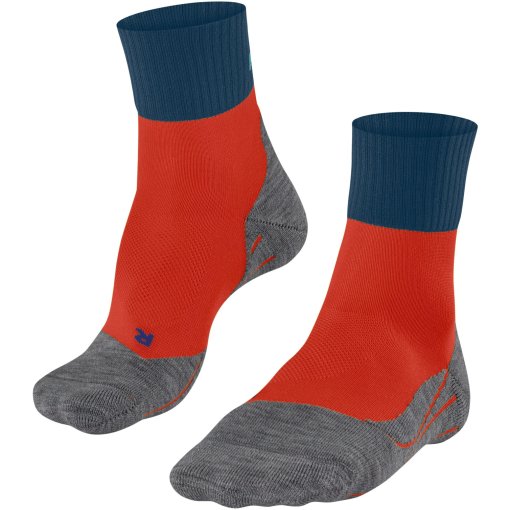 Foto de Falke Calcetines de Trekking Hombre - TK2 Explore Cool Short - red sun 8181