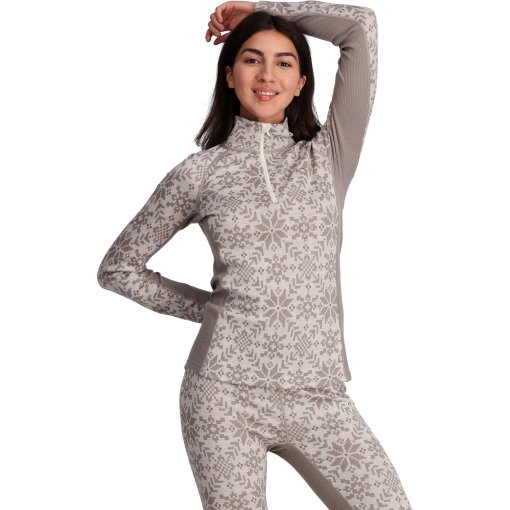 Foto de Kari Traa Camiseta Interior Manga Larga Mujer - Edith Half Zip - wgrey