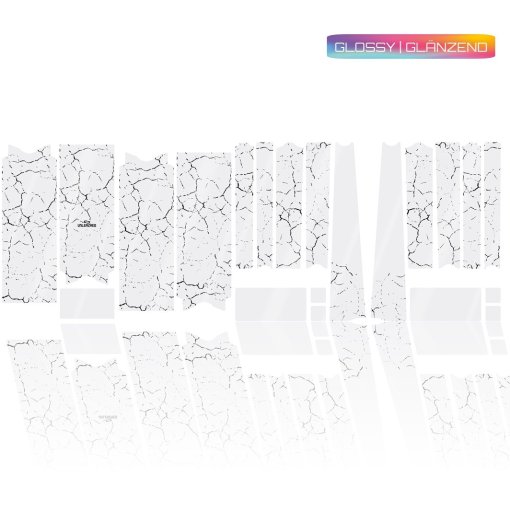 Immagine prodotto da Unleazhed Pellicola Protettiva per Telaio - Gravel Unscratch BPG01 - Fragment Black Glossy