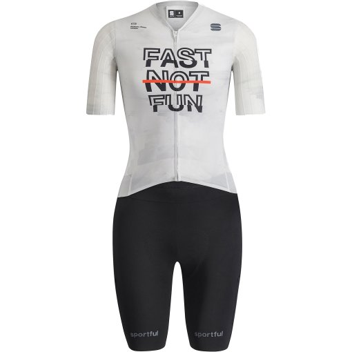 Foto de Sportful Mono Ciclismo Mujer - Fast Not Fun G-Suit - 101 blanco/negro