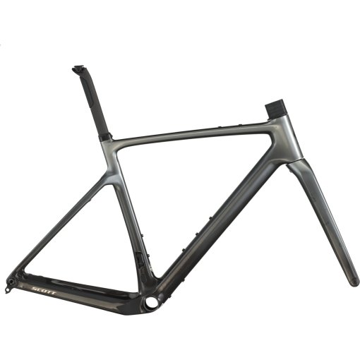 Productfoto van SCOTT ADDICT GRAVEL TEAM - Carbon frameset - 2026 - chrome silver