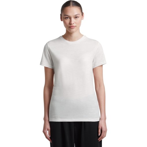 Productfoto van Icebreaker Merino 150 Tech Lite T-shirt voor dames - Ecru Hthr