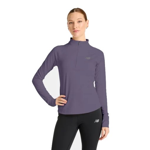 Picture of New Balance Harmony 1/2-Zip Longsleeve Top Women - Candied Violet
