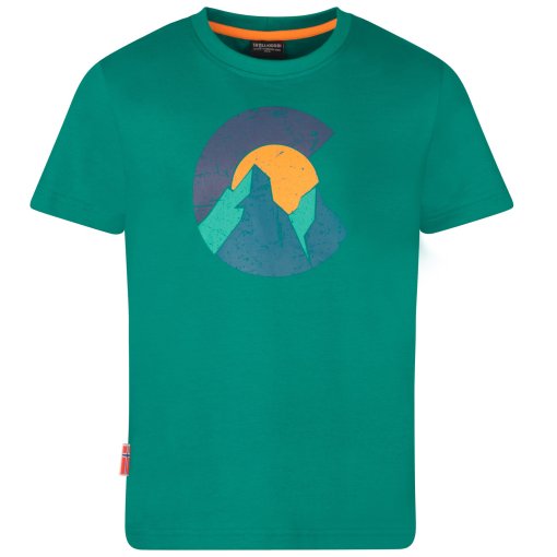 Foto de Trollkids Camiseta Niño - Halsafjord - Sea Green
