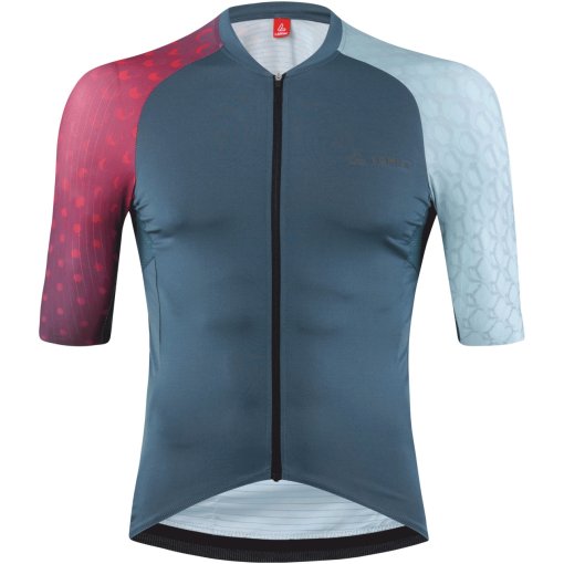 Foto de Löffler Maillot Ciclismo Full Zip Hombre - Statement Glam - dark petrol 984