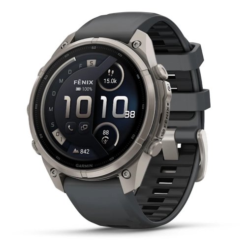 Picture of Garmin fenix 9 Pro inReach GPS Smartwatch - 47mm - Titanium - Graphite/Black