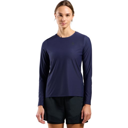 Foto de Odlo Camiseta de Manga Larga Running Mujer - Zeroweight Chill-Tec 2.0 - eclipse