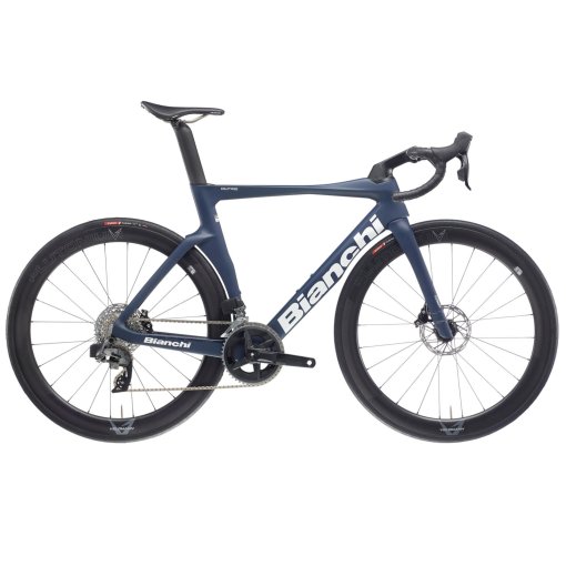 Foto de Bianchi Bicicleta Carretera Carbono Rival AXS E1 - OLTRE COMP - 2026 - velvet navy / off white matt