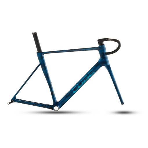 Foto de CUBE Kit de Cuadro de Carretera Carbono - LITENING AIR C:68X - 2026 - liquidbluegrid / chrome