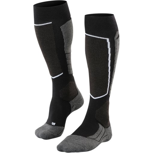 Foto de Falke Calcetines Altos Ski Hombre - SK2 Intermediate Wool - black-mix 3010