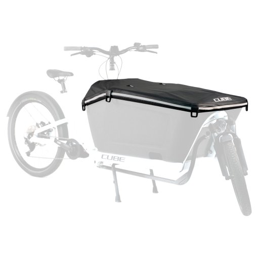 Produktbild von CUBE Boxabdeckung für Cube Cargo Hybrid - mit Sitzbank - schwarz