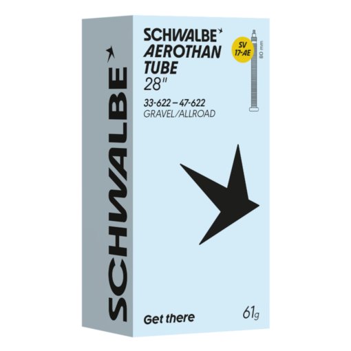 Productfoto van Schwalbe Aerothan Binnenband - Nr. 17-AE | 28 inch | Gravel/Allroad - 33/47-622 | SV