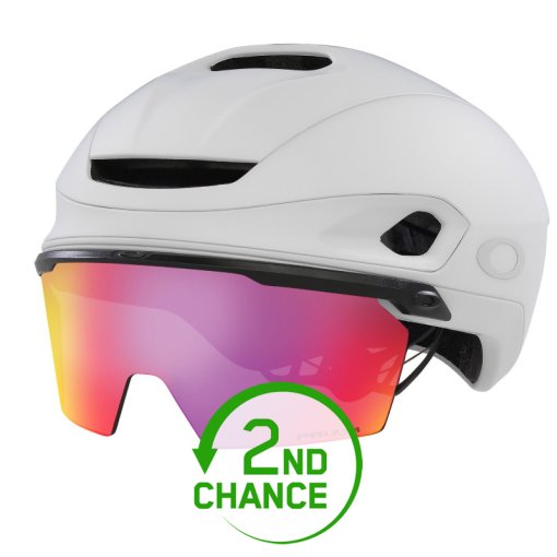 Produktbild von Oakley ARO7 Road EU Helm - Matte White/Prizm Road - B-Ware
