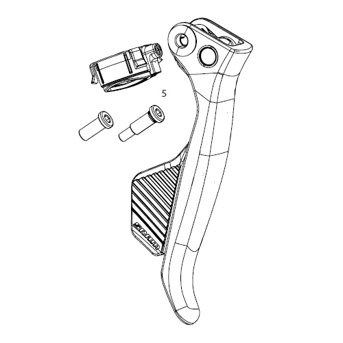 Foto de SRAM Unidad de montaje de la palanca de freno para Rival eTap AXS