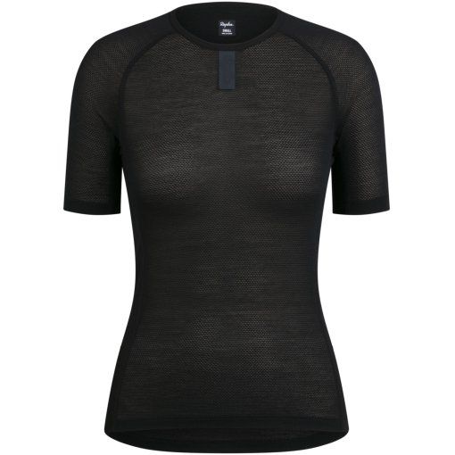 Produktbild von Rapha Merino Lightweight Kurzarm-Unterhemd Damen - black/black