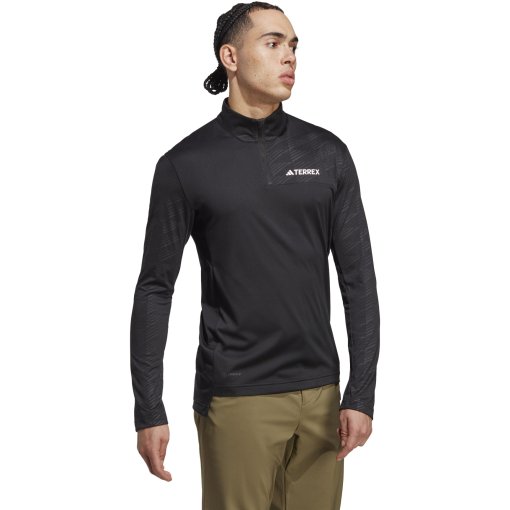 Photo produit de adidas Manches Longues Homme - TERREX Multi Half-Zip - noir HT9501