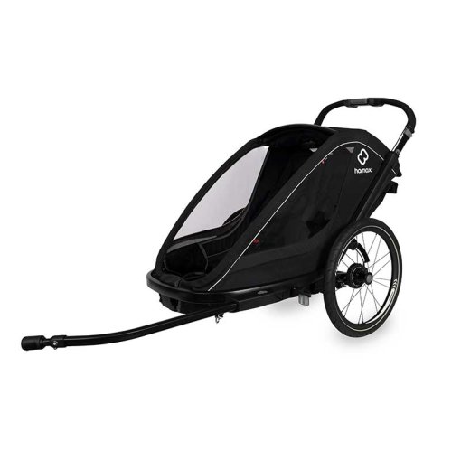 Photo produit de Hamax Remorque Vélo pour 2 Enfants - Breeze - noir