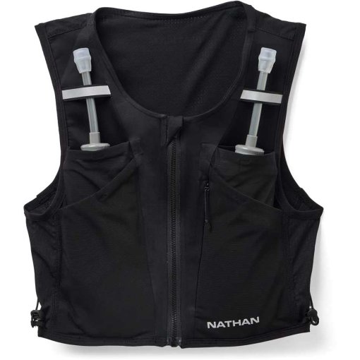 Photo produit de Nathan Sports AeroZip Gilet de course pour femmes - 1L - black/reflective silver