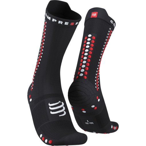 Produktbild von Compressport Pro Racing Kompressionssocken v4.0 Bike - schwarz/rot