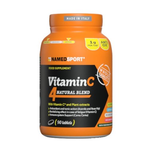 Foto de NAMEDSPORT Vitamin C 4Natural Blend - Suplemento nutricional - 90 tabletas