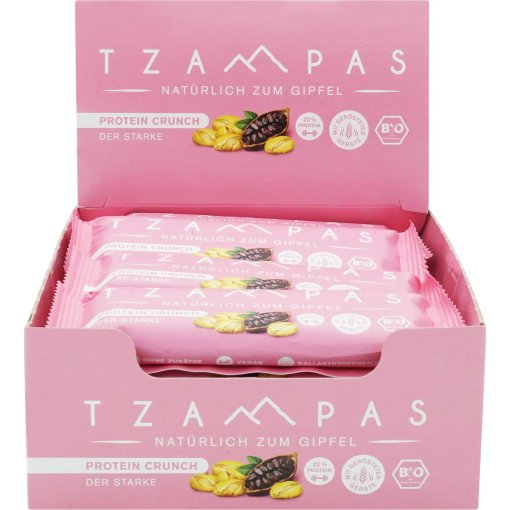 Foto de TZAMPAS Barrita Energética BIO - Protein Crunch - 16x40g